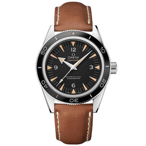 omega watches leather strap men's.